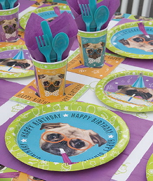 Pug Puppy Party Supplies | Decorations | Balloons